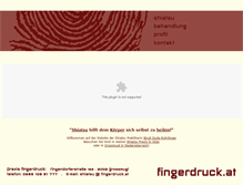Tablet Screenshot of fingerdruck.at